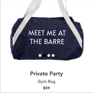 New Private Party “MEET ME AT THE NARRE” bag